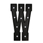 Giant LED Marquee Light Up Letter "W", Black 4ft Pre-Cut Foam Board with 10 Warm White Battery Operated LEDs, Glue Gun and Sticks
