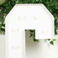 Giant LED Marquee Light Up Letter "C", White 4ft Pre-Cut Foam Board with 10 Warm White Battery Operated LEDs, Glue Gun and Sticks