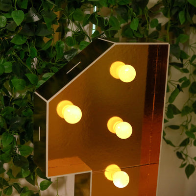 Décor Ideas with a Giant LED Marquee Number