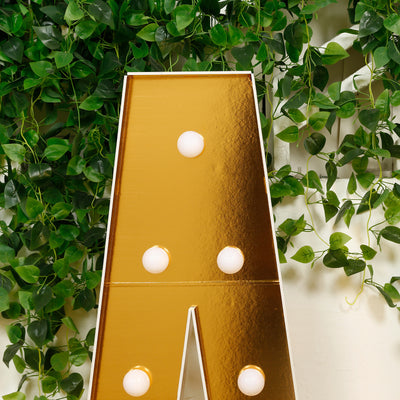 Décor Ideas with a Giant LED Marquee Letter