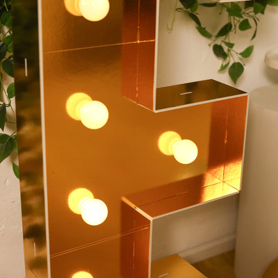 Décor Ideas with a Giant LED Marquee Letter