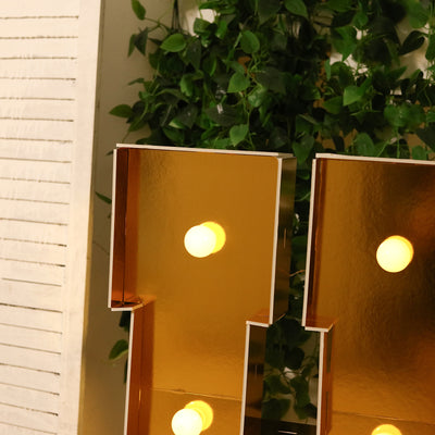 Décor Ideas with a Giant LED Marquee Letter