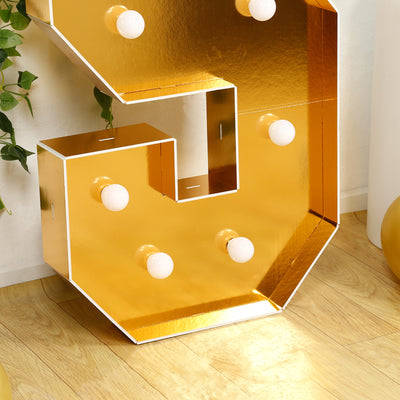 Décor Ideas with a Giant LED Marquee Letter