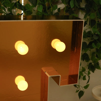 Décor Ideas with a Giant LED Marquee Letter