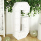 Giant LED Marquee Light Up Letter "G", White 4ft Pre-Cut Foam Board with 10 Warm White Battery Operated LEDs, Glue Gun and Sticks