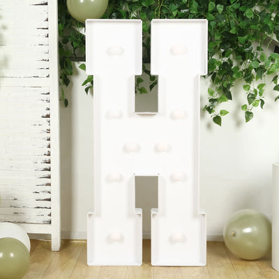 4ft White Marquee Light Up Letters