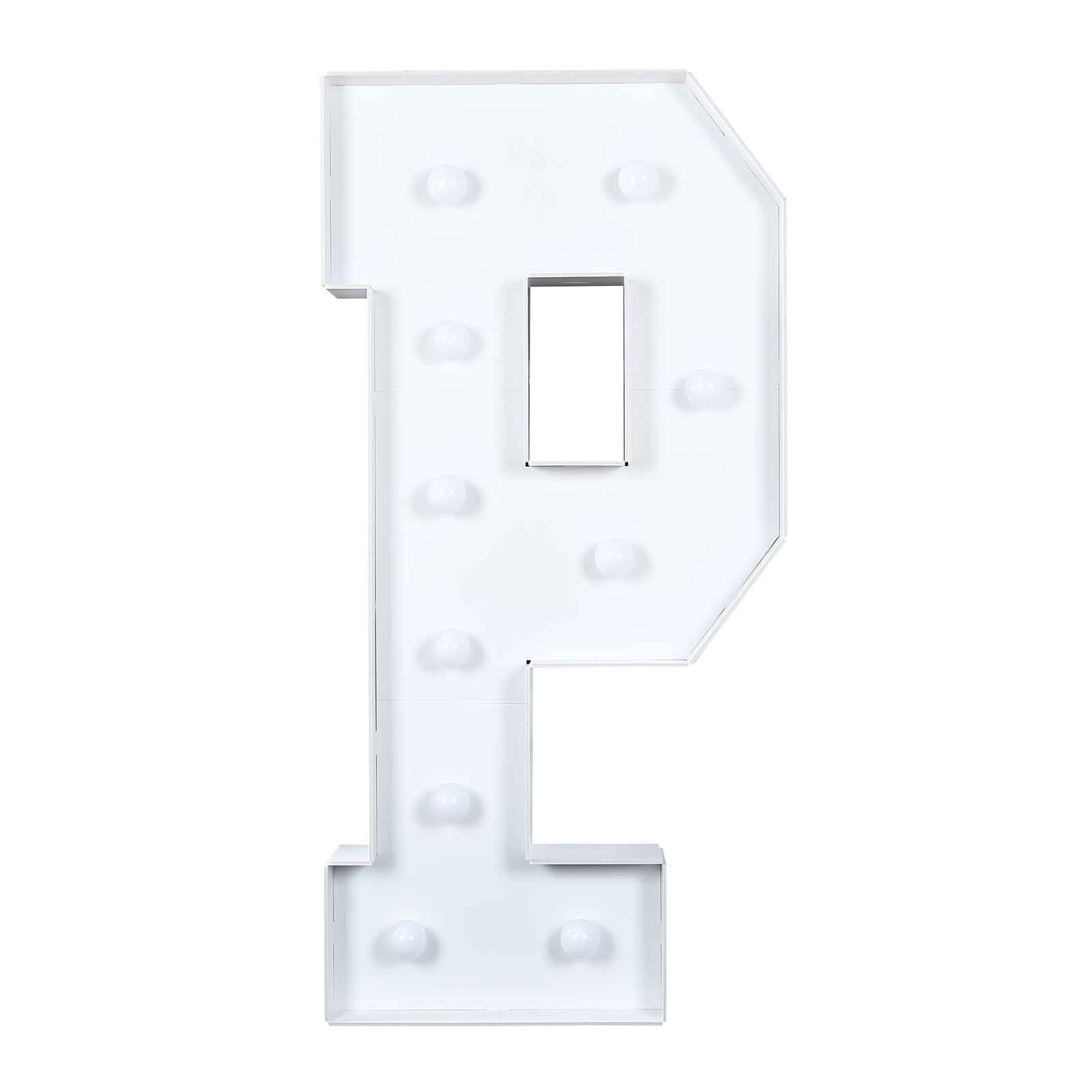 10-pk 4ft Letter P LED Marquee Foamboard Kit | TCFLinen