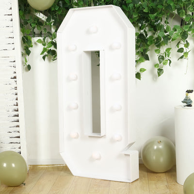 4ft White Marquee Light Up Letters