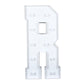 Giant LED Marquee Light Up Letter "R", White 4ft Pre-Cut Foam Board with 10 Warm White Battery Operated LEDs, Glue Gun and Sticks