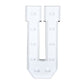 Giant LED Marquee Light Up Letter "U", White 4ft Pre-Cut Foam Board with 10 Warm White Battery Operated LEDs, Glue Gun and Sticks