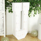 Giant LED Marquee Light Up Letter "U", White 4ft Pre-Cut Foam Board with 10 Warm White Battery Operated LEDs, Glue Gun and Sticks