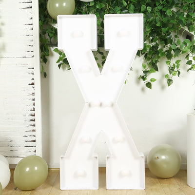 4ft White Marquee Light Up Letters