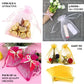 Black organza gift bags with drawstring, 5" x 7", pack of 100.