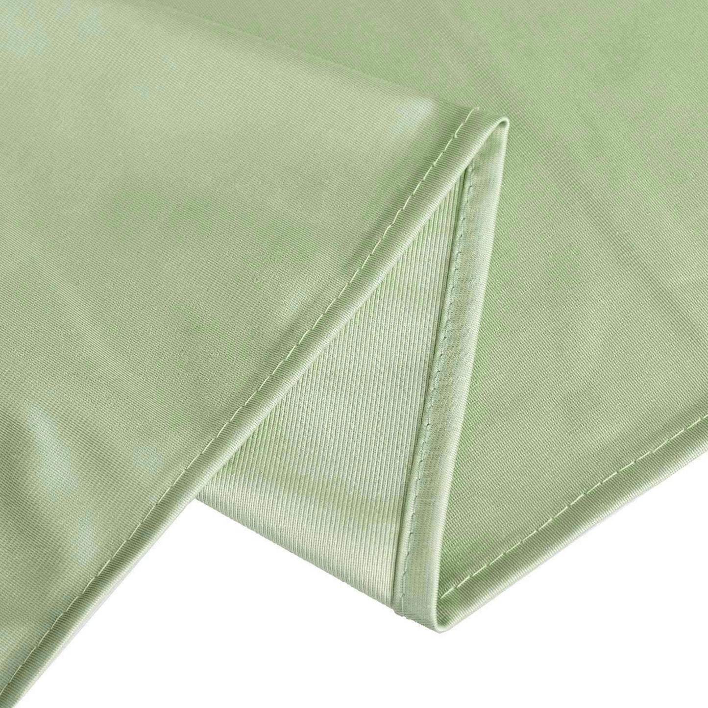 70" Sage Green Scuba Wrinkle Free Square Tablecloth, Scuba Polyester Tablecloth