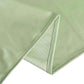 70" Sage Green Scuba Wrinkle Free Square Table Overlay, Scuba Polyester Table Topper