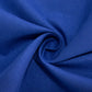 Royal blue cotton blend square tablecloth, 54"x54".