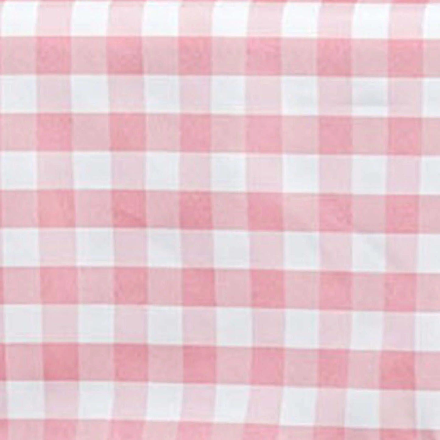 Rose Quartz pink and white gingham check fabric pattern. #whtbkgd