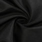 Black fitted polyester tablecloth for trade shows, 8ft size. #whtbkgd