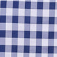 Navy blue and white checkered fabric pattern for home décor or fashion. #whtbkgd