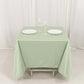 70" Sage Green Scuba Wrinkle Free Square Tablecloth, Scuba Polyester Tablecloth