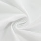 White polyester rectangle tablecloth for trade shows, 8ft size.