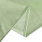 120" Sage Green Scuba Wrinkle Free Round Tablecloth, Seamless Scuba Polyester Tablecloth