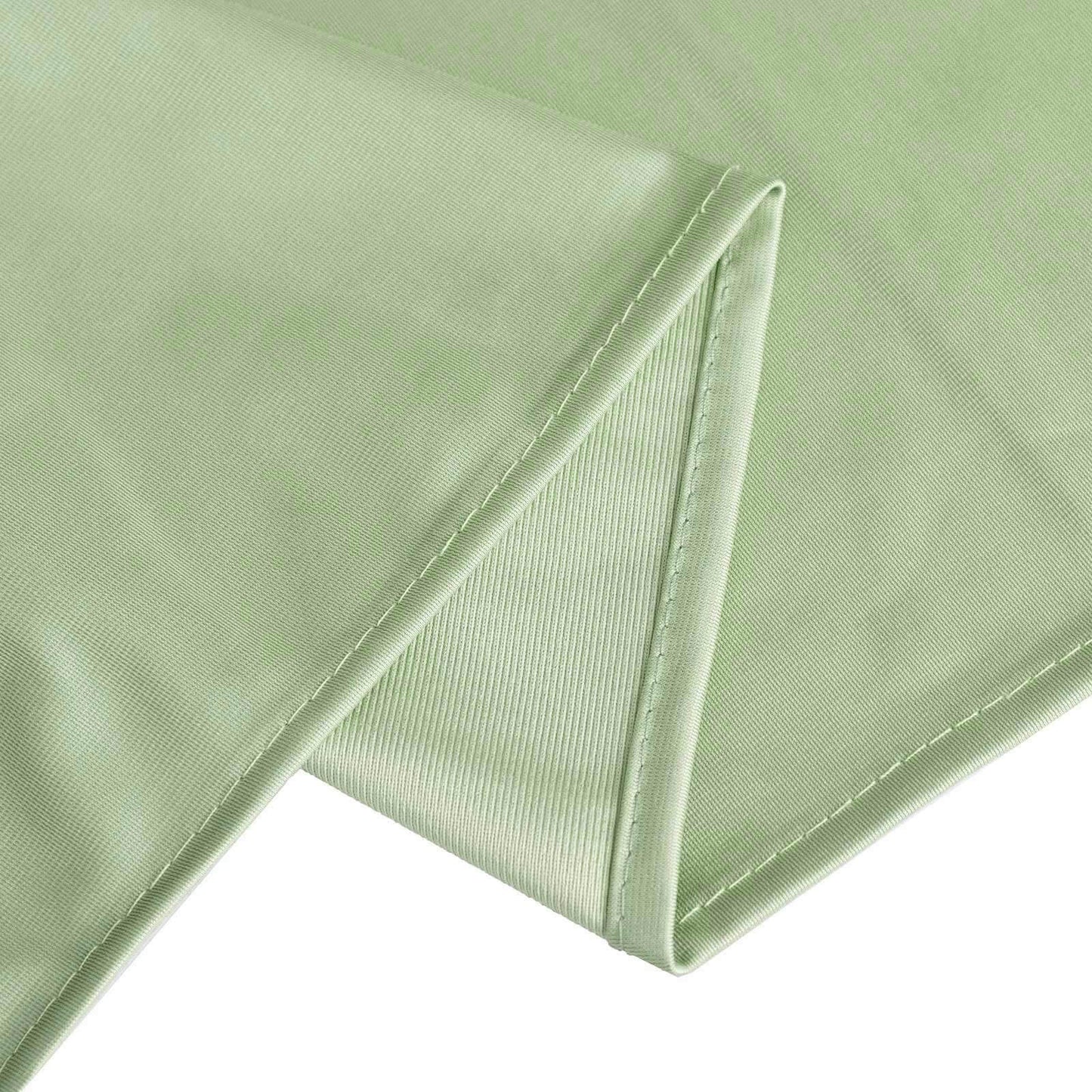 120" Sage Green Scuba Wrinkle Free Round Tablecloth, Seamless Scuba Polyester Tablecloth