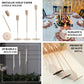 Gold metal candle stand set designed to complement modern, classic, and glamorous décor themes