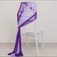 20-Pack Sheer Chair Drape Decor in Purple and Lavender Lilac – 9ft Shimmer Sash, Wrinkle-Free