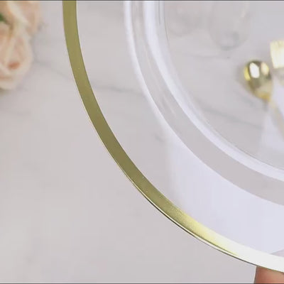 Why Choose Gold Rim Disposable Plates for Your Event?