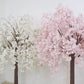 8ft Artificial Cherry Blossom Tree Blush – Silk Sakura Wishing Tree with Sturdy Metal Base & Realistic Fiberglass Trunk