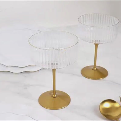 24-Pack Premium Disposable Coupe Glasses