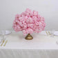 20" Pre-Arranged Artificial Cherry Blossom Centerpiece, Blush Silk Flower Ball Arrangement for Wedding & Event Tables