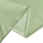 132" Sage Green Scuba Wrinkle Free Round Tablecloth, Seamless Scuba Polyester Tablecloth