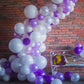 12 Inch Matte Pastel Purple Air or Helium Latex Balloons 25 Pack