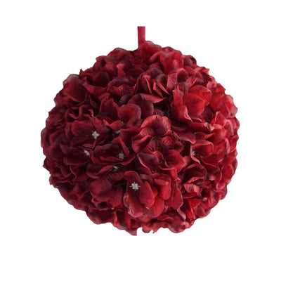 Elevate Your Event with Burgundy Kissing Flower Balls