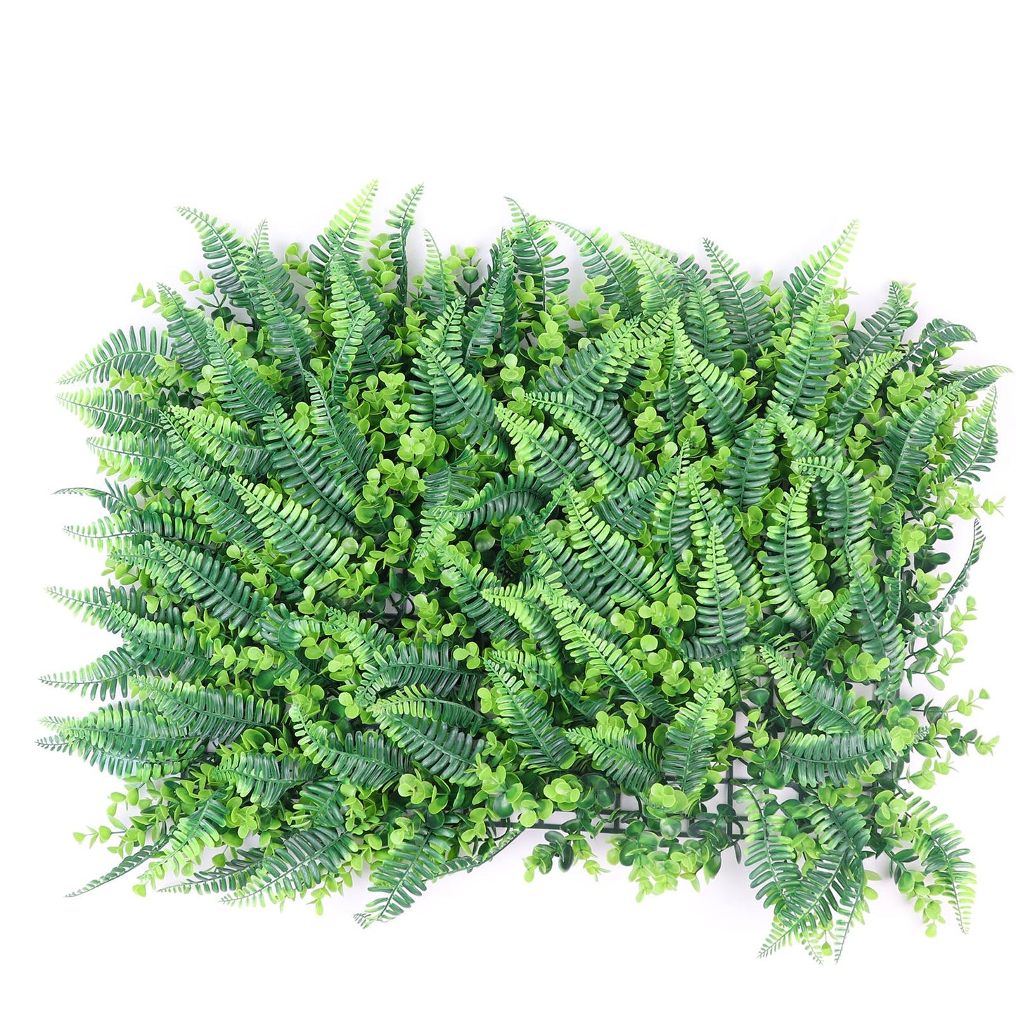 12 Sq. ft. | Artificial Boston Fern Eucalyptus Boxwood Greenery Garden Wall