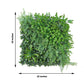 13 Sq. ft. | Boxwood/Fern Greenery Garden Wall, Grass Backdrop Mat
