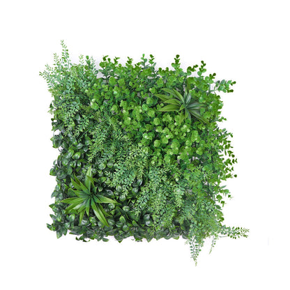 13 Sq. ft. | Boxwood/Fern Greenery Garden Wall, Grass Backdrop Mat