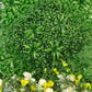 13 Sq. ft. | Boxwood/Fern Greenery Garden Wall, Grass Backdrop Mat