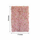 11 Sq ft. | Pink / Cream UV Protected Hydrangea Flower Wall Mat Backdrop