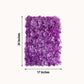 11 Sq ft. | Purple UV Protected Hydrangea Flower Wall Mat Backdrop