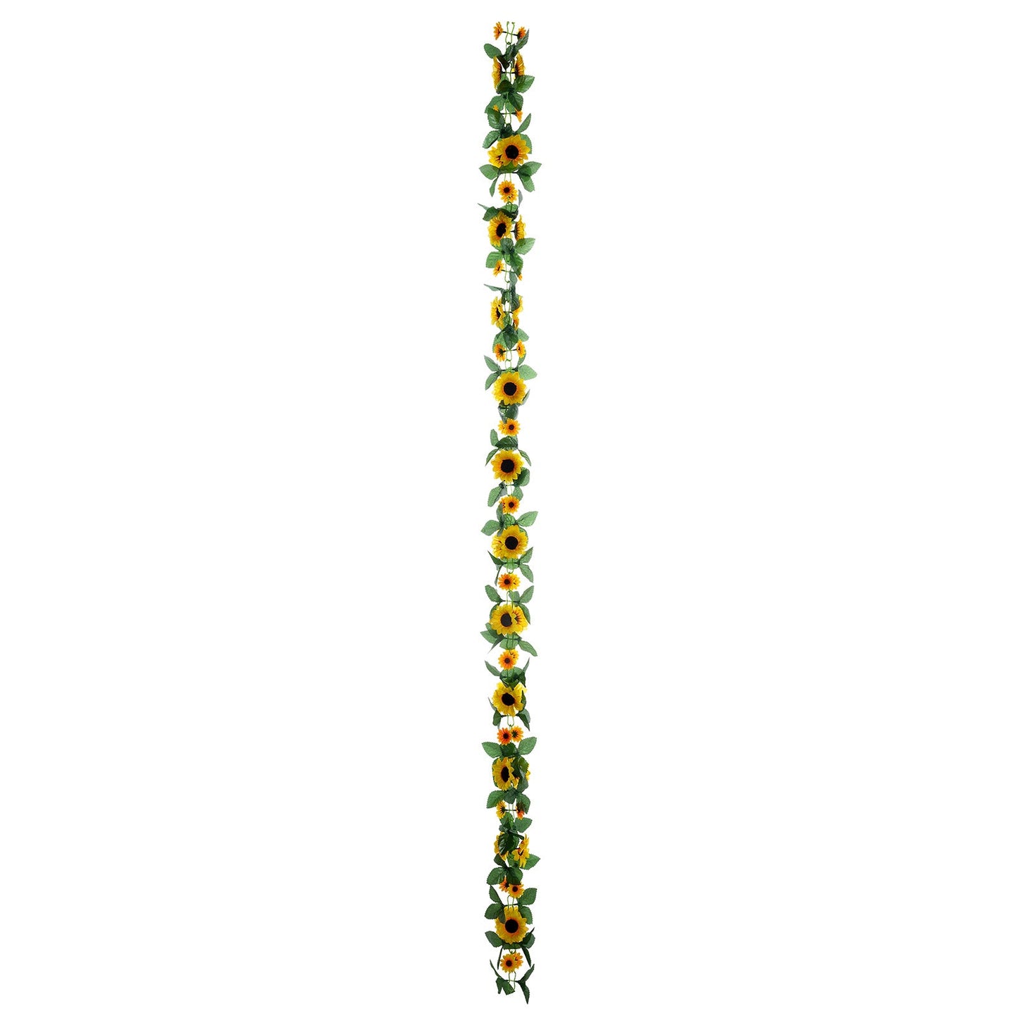 Silk 6.5 Feet Sunflower Artificial Table Garland Vine Chain