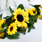 6.5 Feet Silk Artificial Sunflower Table Garland Vine Chain