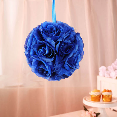 Versatile Uses for Royal Blue Silk Rose Kissing Balls