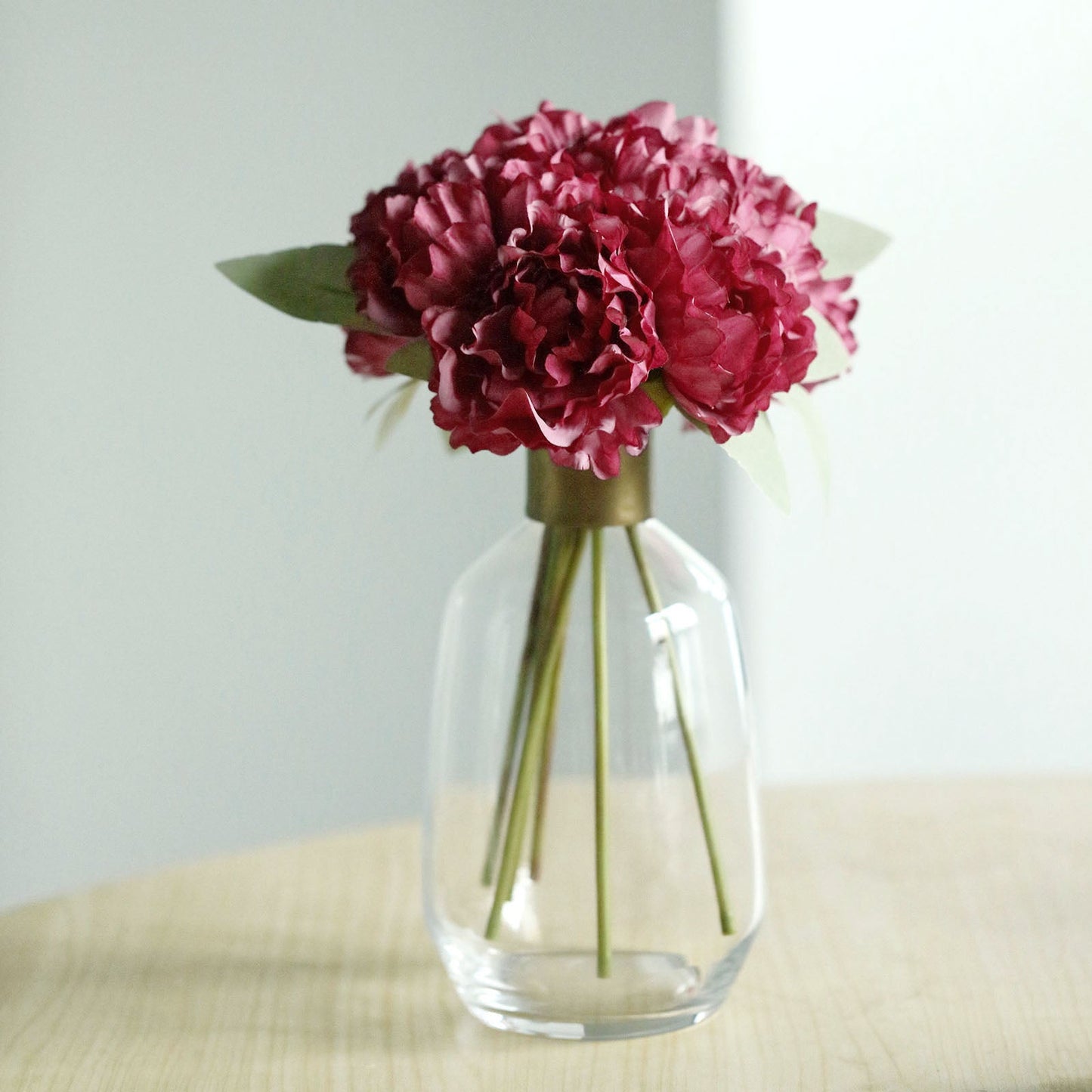 Mulberry Silk Peony Bouquet 11 Inch