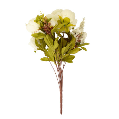 Lifelike Beauty of Ivory Peony Bouquets