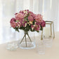 12 Inch Dusty Rose Silk Artificial Peony Bouquets 2 Pack