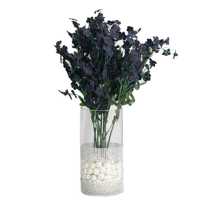 Transform Your Event with Navy Blue Artificial Silk Babys Breath