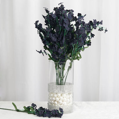 Versatile Decor for Any Occasion with Navy Blue Babys Breath